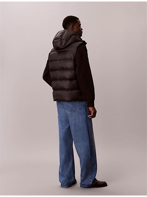 svls nylon zip off hood down puff CALVIN KLEIN JEANS | LV04RG514GUB1
